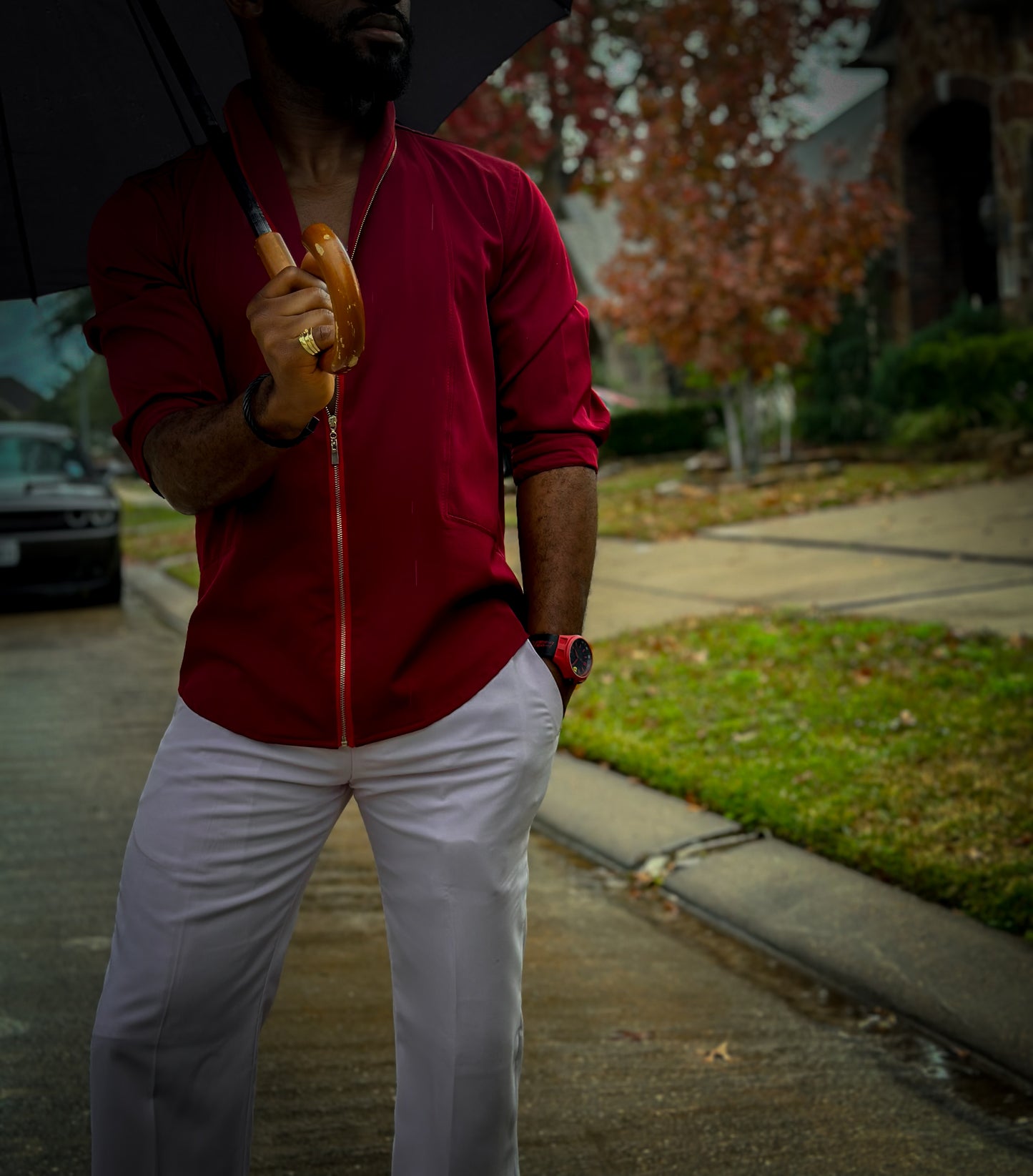 High-Waisted Trousers